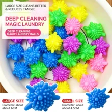 DHboying [Laundry Essential: Powerful Stain Removal]Magic Anti-Tangle Laundry Ball, Korean-Style Household Washing Machine Cleaning Ball, Random Color - Powerful Stain Remover - Machine Washable Cleaning Ball - View 2