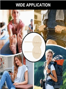 Adjustable Underarm Sweat Pads, Reusable And Washable Underarm Liners With Elastic Band, Unisex, Sweat-Absorbing And Breathable, Suitable For Office Work/Yoga/Travel - Multicolor - View 1