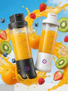 LEVIATECH Wireless Portable Blender 450ml USB Rechargeable Mini Juicer Cup, 12-Blade, Suitable For Fruit, Vegetable, Milkshake, Travel Kitchen Blender - Below 0.5L - View 12