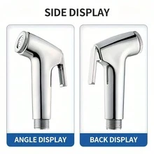 3PCS Bathroom Accessories 1 Pieceset Household Handheld Shower Set Toilet Spray Gun Toilet Booster Flusher Nozzle Handheld Spray Gun - Three-piece Set - View 2