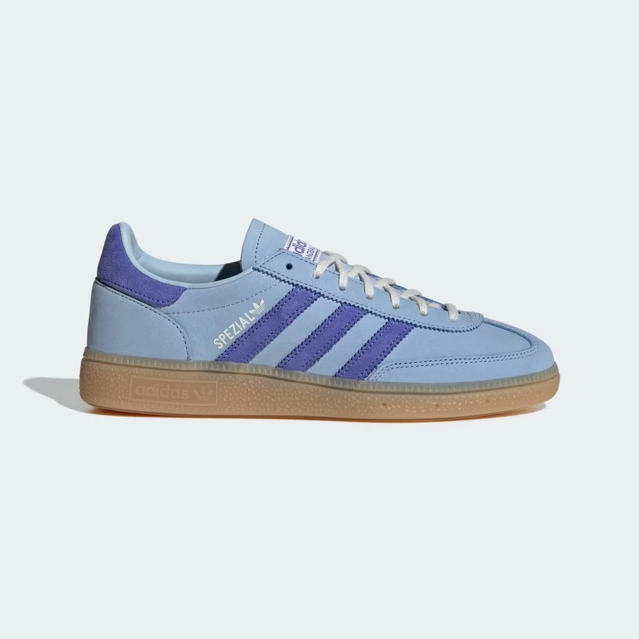 Adidas Women's • Originals HANDBALL SPEZIAL SHOES Clear Sky / Real Lilac / Off White IH1504 - 晴空藍 - 查看 1