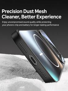 VRNOEI Popular Matte Ultra-Smooth Touch Phone Case Compatible With IPhone 17 Pro Max 11 12 13 14 15 16 Pro Max Large Lens Camera Protection Anti-Scratch Anti-Fingerprint Wireless Charging Shockproof Phone Case - Titanium Black - View 6