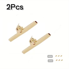 1Pc/2/3/4/5Pcs Long Rotating Metal Clasp Lock, Multi-Color Matte Twist Lock, DIY Handmade Leather Goods Clutch Bag Modification Hardware Accessories - Multicolor - View 14