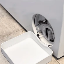 1pc Washing Machine Drain Storage Box - Used For Cleaning Lint Filter, Prevent Laundry Room Leakage Drip Tray - Washing Machine Storage Box - View 8