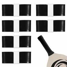 Bộ 6 miếng băng quấn cán vợt tennis, vỏ bọc cán vợt cầu lông chống trượt, băng quấn vợt tennis cao cấp, vỏ bọc cán vợt cầu lông cắt sẵn, thiết kế cho người đam mê cầu lông, quà tặng (màu đen) - Nhiều màu - Xem 6