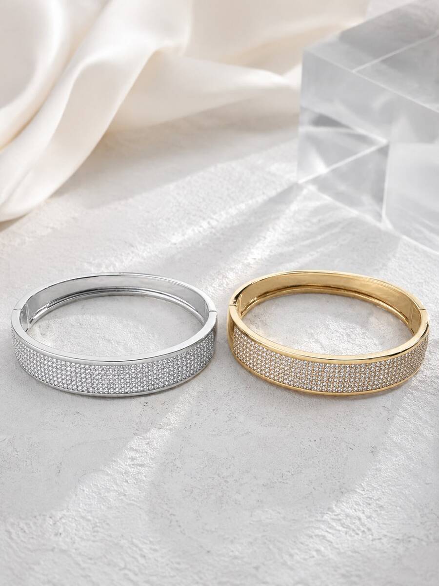 1pc Women's Bracelet, Fashionable Minimalist Creative Exquisite Unique Personalized Versatile Niche Vintage Design - S63085 - View 1