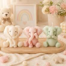 Elephant Candle Silicone Mold 3D Cute Elephant Animal Shape Wax Mold DIY Handmade Candle Making Tool Craft Mold For Home Decor Gift - Elephant - View 4