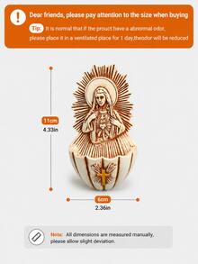Elegant Wall-Mounted Decorative Resin Holy Water Basin, Suitable For Church, Home, And Room Decoration. - Multicolor - View 10