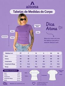 Women's Summer Cropped T-Shirt With Short Sleeves And Round Neck, Slim Fit, Solid Color, Aitona - 白色 - 查看 4