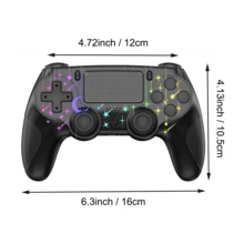 Starlight Fantasy P-4 Wireless Game Controller 600mAh Long Battery Life Fast Charging 4-Motor Vibration With Touchpad/Headphone Jack Compatible With P4/P4 Slim/P4 Pro Multi-Platform - View 5
