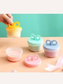 1set Cartoon Egg Steamer Mold For Baby Food – 2-In-1 For Steamed Egg & Milk Pudding, Silicone Kitchen Tool For Homemade Meals - Multicolor - View 4