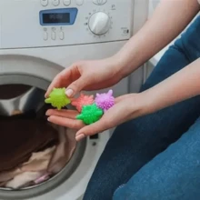 DHboying [Laundry Essential: Powerful Stain Removal]Magic Anti-Tangle Laundry Ball, Korean-Style Household Washing Machine Cleaning Ball, Random Color - Powerful Stain Remover - Machine Washable Cleaning Ball - View 4