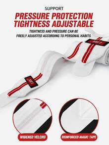1 Pair Men's Fitness Wrist Wraps, Compression Support Band For Deadlift And Bench Press, Wrist Bandage To Prevent Sprains, Suitable For Running, Fitness, Sports, Cycling, Ice And Snow Sports, Extreme Challenges, Hiking, Camping, Shooting, Martial Arts, Self-Defense, Football, Basketball, Volleyball, Table Tennis, Badminton, Tennis, Other Ball Sports And More - Multicolor - View 7