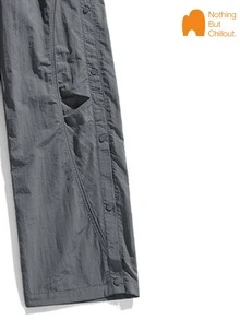 NBCT Women's Outdoor Cargo Pants With Elastic Drawstring, Loose Fit, Versatile For Hiking, Camping, Commuting And Casual Wear - Dark Grey - View 5