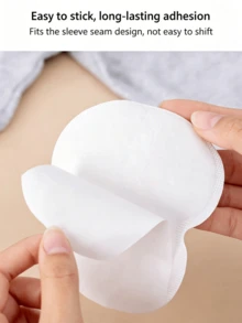 Underarm Sweat Pads, Disposable, Adhesive, Breathable And Super Absorbent, Unisex, Skin-Friendly And Non-Irritating, No Leakage Or Slipping, Invisible And Comfortable, Odor Control, No Worries, Essential For Daily Life And Travel, Affordable Price. - Quantity - View 4