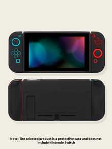 Solid Color Protective Case Compatible With Switch - View 6