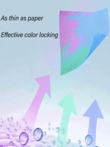 240pcs Color Catcher Sheets, Prevent Clothes Fading And Color Bleeding, Lock Original Color, Suitable For Washing Machine Cleaning Clothes, Bed Sheets, Curtains, Various Fabrics And Household Items, Can Be Used For Home And Dorm - White - View 6
