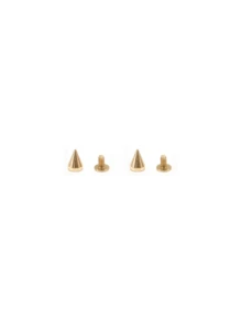 3 Colors Metal Cone Studs Screw Back Punk Rivets Bullet Studs Shoe Nails Clothing Shoes Bags DIY Craft Decoration - Punk Rivets - View 22