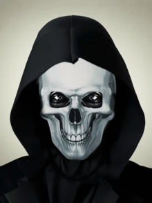 1pc Halloween Glow-In-The-Dark Skeleton Mask, Made Of Long-Lasting Phosphorescent Material, Absorbs Light During The Day And Under Light, Automatically Glows After Lights Off, Halloween Costume, Christmas Horror Theme, Day Of The Dead Party; Escape Room Prop, Haunted House Performance, Mystery Game, Electronic Music Festival, Comic Convention Cosplay - View 3