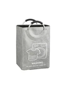 1pc Heavy Duty Extra Large Capacity Laundry Basket, Space-Saving Foldable Laundry Basket, Suitable For Room Decor, Nursery Decor, Bedroom Accessories - Multicolor - View 9