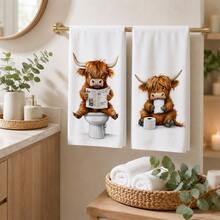 2/4/6/8pcs Kitchen Towels, Dish Cloths, Home Decor, Kitchen Towel Set, Home Decoration, Western Home Decor, Napkins, Room Decor, Gift, Wedding Decor, Kitchen Dish Towels, Decorative Towels, Machine Washable, Kitchen Decorative Hand Towels, Holiday Gifts And Cleaning Supplies - Multicolor - View 4