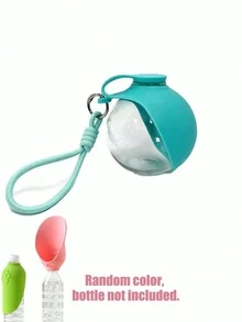 1pc Spherical Portable Water Bottle (With Foldable Drinking Cup), Pet Water Bottle With Shock-Proof Hanging Rope, Leak-Proof Seal, Suitable For Outdoor, Home And Travel, Essential For Dogs In Summer - 285ml - View 12