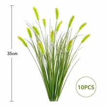 10/8/20pcs Artificial Onion Grass And Foxtail Grass Plants, Realistic Faux Greenery For Floor Decoration, Outdoor Garden And Patio Decor, All-Season Home, Hotel, Wedding Decoration (Pots Not Included) - Green - View 13