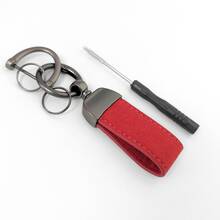 Short Leather Keychain, Fashionable Microfiber Leather Key Chain, Suede Key Ring Car Key Chain Pendant Creative Gift For Women And Men, Cool Fashion Car Key Chain, Car Key Chain, Minimalist Key Chain Key Ring Lanyard, Halloween, Christmas - A - View 7