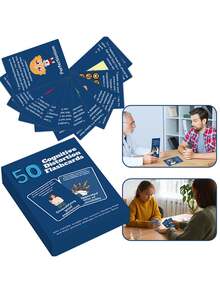 Cognitive Distortion Flashcard Tabletop Game, 50 Psychological Trap Flashcards, Perfect Gift For Valentine's Day And Christmas - Mental Flashcards - View 6