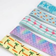 Towel Bands For Beach Chair Stretchable Beach Chair Bands, Windproof, Break-Resistant Beach Towel Bands, Multicolor Tropical Ocean Print Band, For Beaches, Pools, Cruise Essentials,Hawaiian-Style Pool Accessories For Relaxation, A Travel Essential - Multicolor - View 19