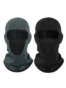 1pc/2pcs Unisex Anti-UV Riding Face Mask, Motorcycle Neck Gaiter, Breathable For Outdoor Sports, Suitable For Daily Outings, Skiing, Cycling, Parties, Etc. - Multicolor - View 12