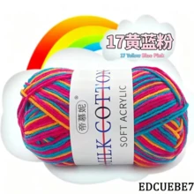 EDCUEBE7 1/10pcs Soft Warm Gradient Yarn - 3 Acrylic Blend, Perfect For Knitting Sweaters, Scarves, Socks And Gloves - [Sweater Socks Warm Yarn] - 3 Gradient Colors - View 29