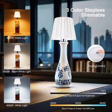 2/1pc Portable LED Creative Table Lamp, USB Rechargeable, 3 Color Modes, Touch Switch, Adjustable Brightness, Direct Plug Into Bottle For Use, DIY With Various Bottles, Suitable For Living Room/Dining Room/Bathroom/Windowsill And Bedroom Lighting Decoration - Bottle Lamp - View 4
