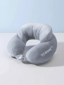 U-Shaped Soft Travel Neck Pillow Memory Foam Nap Pillow Head Support Portable Pillow Unisex For Airplane Car Home Recliner Travel Essential Sleep Aid Vacation Camping Office Accessory - Multicolor - View 14
