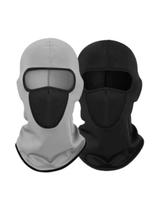 1pc/2pcs Unisex Anti-UV Riding Face Mask, Motorcycle Neck Gaiter, Breathable For Outdoor Sports, Suitable For Daily Outings, Skiing, Cycling, Parties, Etc. - Multicolor - View 22