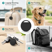 RSH 3pcs Smart Tags Compatible With Android, Smart Wireless GPS Tracker, Location Tracker For Cats, Dogs, Wallets, Elderly And Valuable Items, Wireless Air Tracker, Compatible With Android Find Hub - Multicolor - View 10