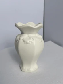1個復古風壓花玫瑰圖案圓形花瓶，適用於桌面、客廳、臥室、辦公室、戶外婚禮或桌上裝飾，也是很棒的母親節禮物 - A - 查看 8