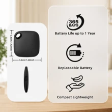 RSH Compatible With Android Smart Tags, Wireless Air Tracker, Compatible With Find Hub App, Precise Positioning Anti-Loss Device, Compatible With Xiaomi, Keys, Wallet, Suitcase, Bag, Supports Family Sharing, Replaceable Battery - Multicolor - View 10