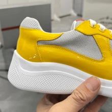 Copa America 2026, Breathable Sneakers, Casual Low-Top Street Style Sneakers For Summer, Suitable For Men And Women, Durable, Sporty Low-Top - Lemon Yellow(檸檬黃) - 查看 5