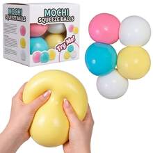 2026 New Jumbo Fluffy Cheese Ball Squishy Super Large Slow Rebound Stress Relief Toy Perfect Christmas Birthday Holiday Gift,Toys For Girl,Kids Toy,Squishy Pack,Sugar Squish,Party Favors For Kids,Squishy Toy Taba,Squishy>Stress Ball,Paw Print Squishy - 彩色 - 查看 1
