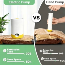 RAF 2-In-1 Vacuum Pump, Dual Function For Vacuuming And Inflating, Suitable For Vacuum Packaging, Clothing Storage, Swim Rings, Outdoor Inflatable Sleeping Pads And Inflatable Toys. Camping. Autumn/Winter Product Promotion - Multicolor - View 4