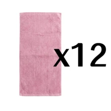 Washcloths Towels Set 6/12/24 Pack, Highly Absorbent And Soft Feel Microfiber Face Cloths, Multi-Purpose Wash Cloths & Hand Towels For Bathroom, Hotel, Spa, And Gym, 11.5x11.5 Inch, Multicolor - Pink - View 11
