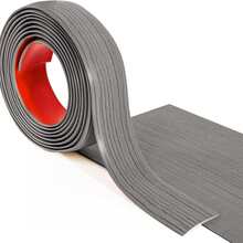 1pc 1m/39.37in Self-Adhesive Floor Transition Strip, Wood Grain PVC Door Threshold Decorative Strip, Peel And Stick, Suitable For Carpet, Tile And Vinyl Flooring Gaps, Door Threshold Cover, 4mm High Gap Coverage, Suitable For Laminate/Tile Flooring - Multicolor - View 6