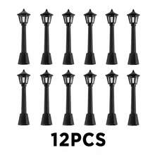 6 piezas Adorno decorativo con diseño de farol de calle, un excelente regalo - Negro - Ver 9