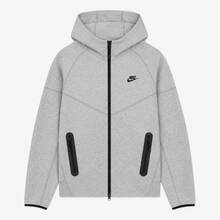 Nike Sportswear Tech Fleece Windrunner Full Zip Hoodie 'Dark Grey Heather/Black' - Dark Grey - View 1