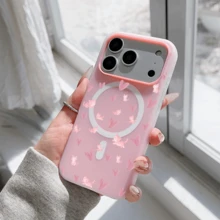 [24h Shipping From DE/FR/ES]Apple 11-17 Phone Case - Cute Cat Hearts New Jelly Style For IPhone 17 Pro Max/16 Pro/15/14 Plus Holiday Gifts 13 For Men And Women Compatible With Magsafe Supports Wireless Charging Comfortable To Touch Phone Case Gift For Women Men Birthday Present - 1 Piece Of Picture Color - View 5