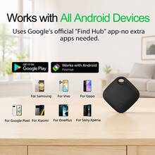 RSH Compatible With Android Smart Tags, Wireless Air Tracker, Compatible With Find Hub App, Precise Positioning Anti-Loss Device, Compatible With Xiaomi, Keys, Wallet, Suitcase, Bag, Supports Family Sharing, Replaceable Battery - Multicolor - View 5