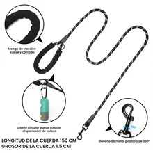 UNA MASCOTA Quick-Install Dog Harness, Reflective Pet Vest, Soft And Breathable Mesh, Suitable For Dogs, Reflective Chest Harness - Brown - View 2