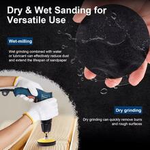 67pcs Car Repair Polishing Set, Includes 3-Inch Soft Pad, 60pcs 1000-5000 Grit Sandpaper, Waxing Polishing Pad, Drill Adapter, Scratch Repair Tool, Suitable For Car Polishing And Furniture Polishing - Black - View 3