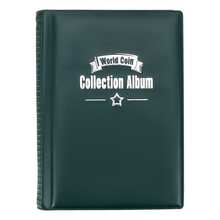 PU Material Coin Collection Album, 120 Pockets Artificial PU Leather Coin Storage Photo Album, Portable Transparent Inner Pages Coin Storage Book, Suitable For Collecting Coins And Commemorative Coins, Also Can Be Used As Birthday Gift, Commemorative Gift, Collection Gift, Holiday Gift - Multicolor - View 10